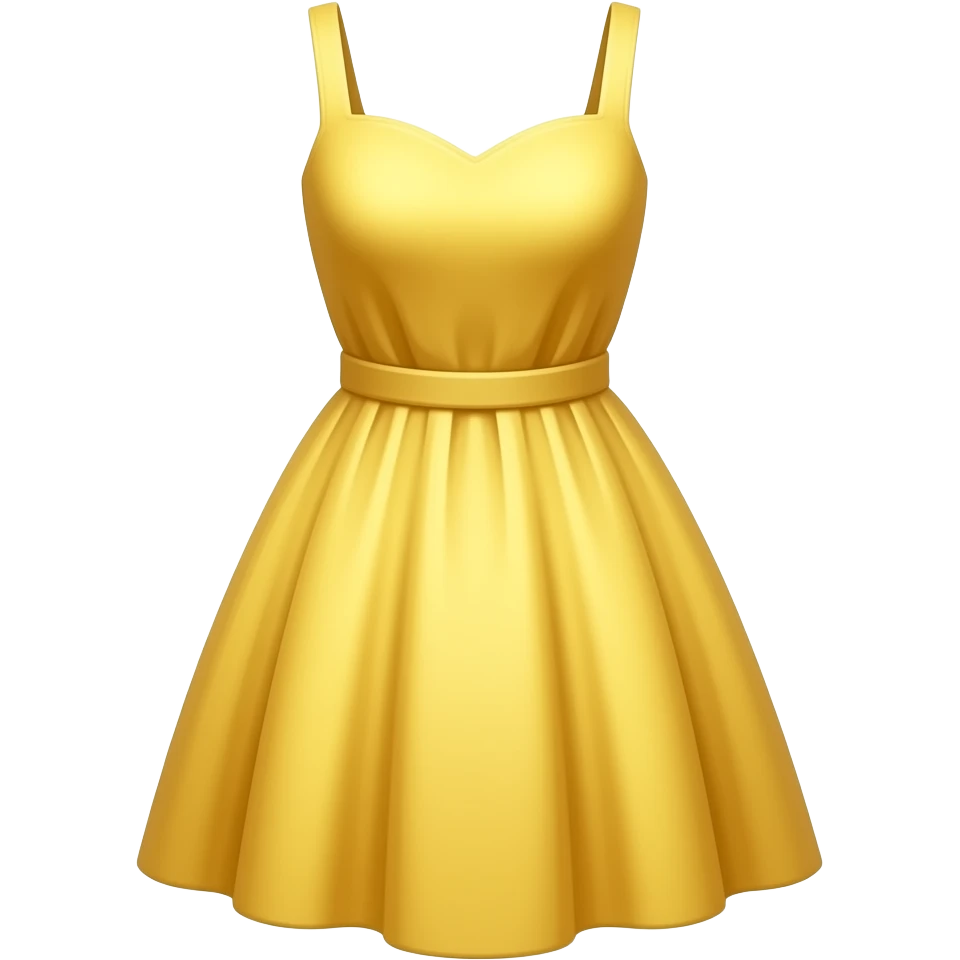 Vestido amarillo aesthetic emoji