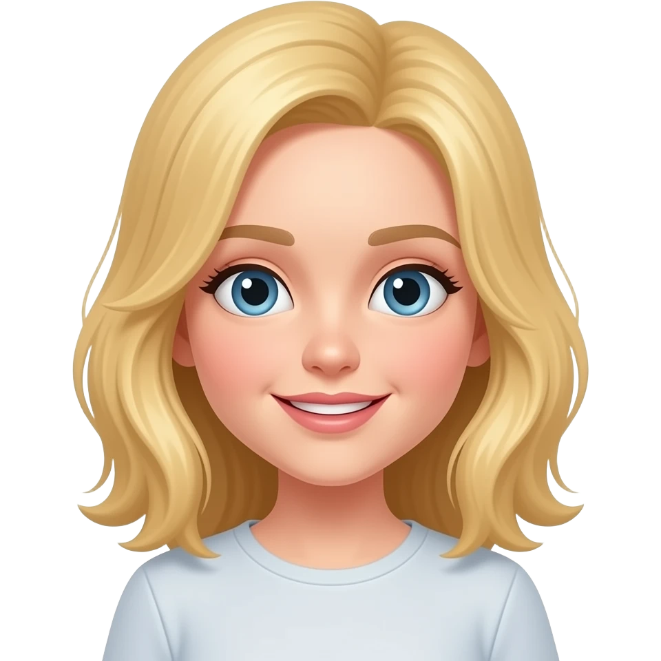 blonde girl emoji