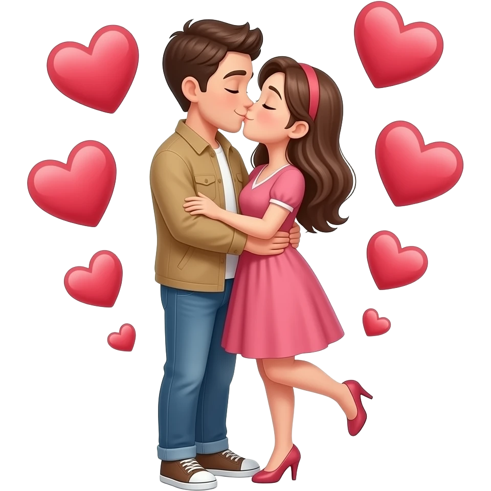 🫂+💏+❤️+💘 emoji