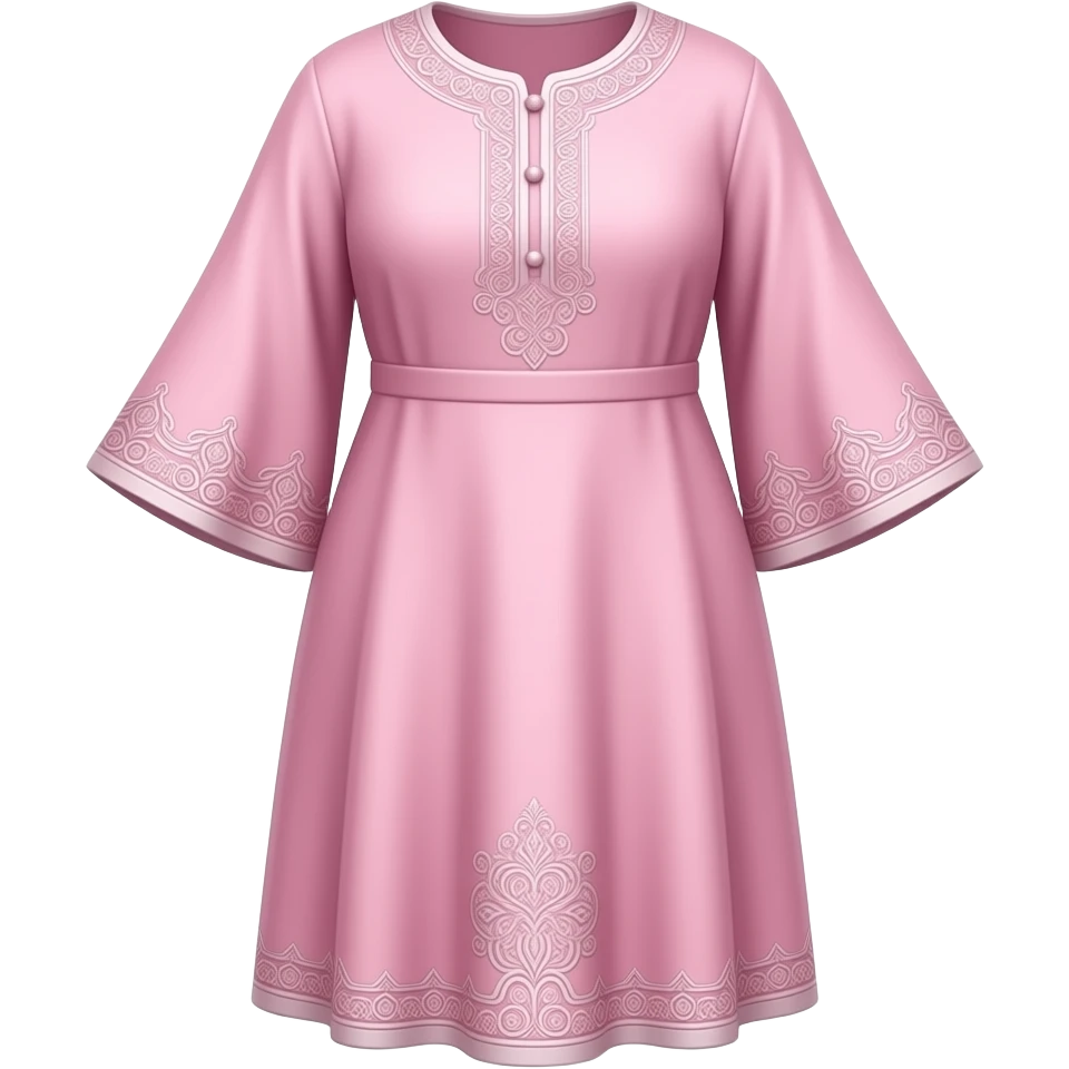 Pink abaya emoji