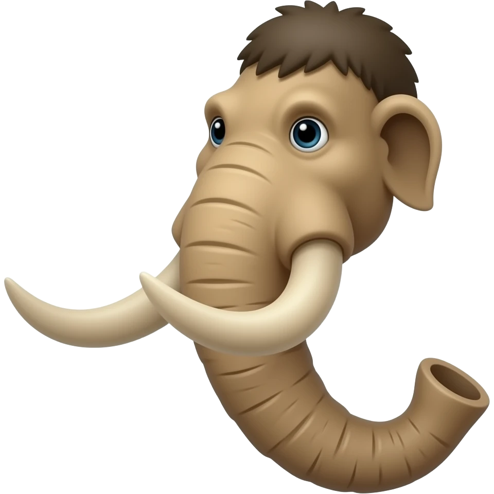 mammoth trunk emoji