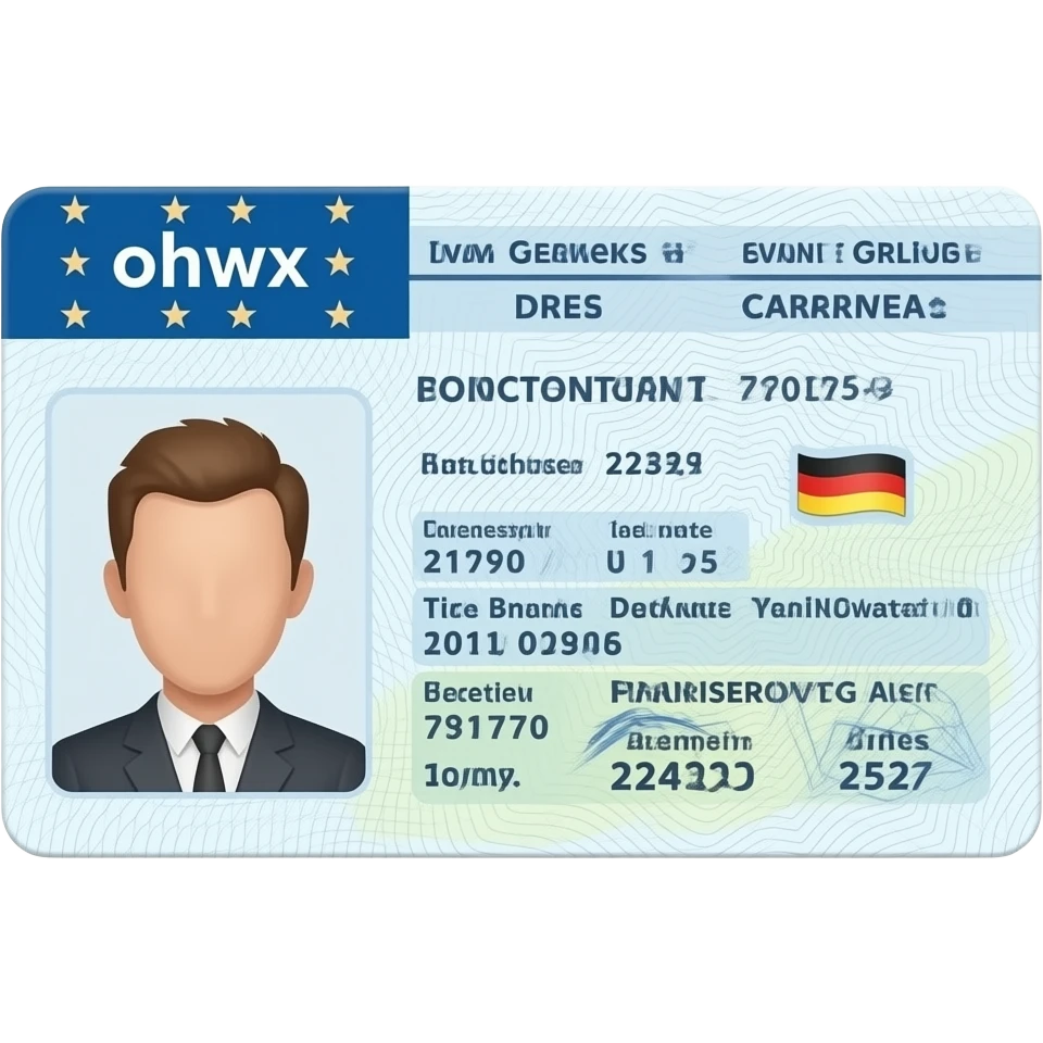 Deutsche Ausweis emoji
