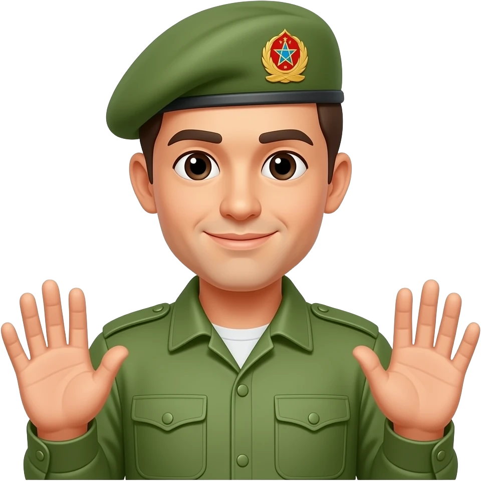 comrade helping hands emoji