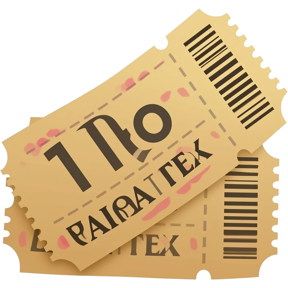 Emoji train ticket emoji