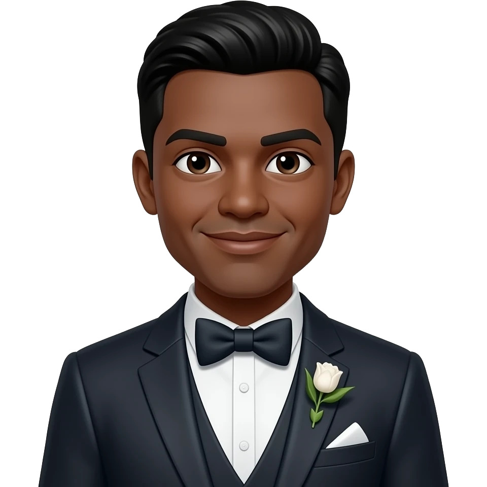 BLACK GROOM emoji