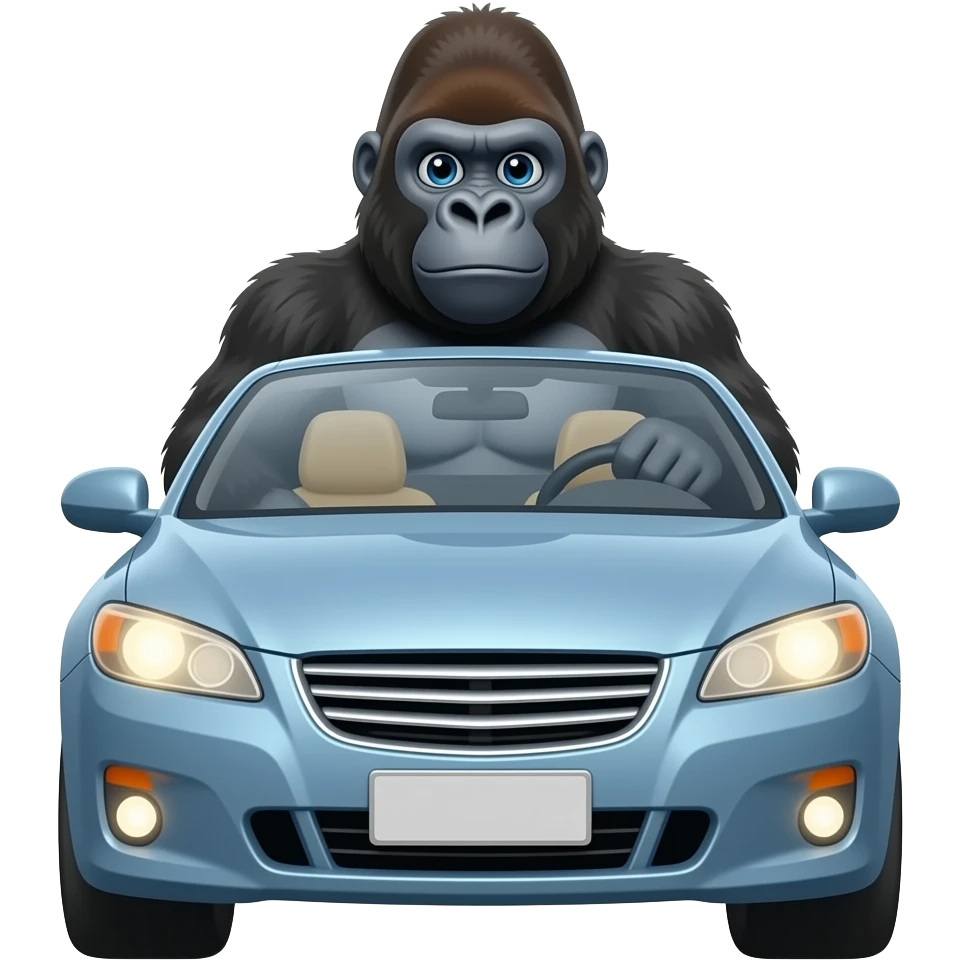 Gorilla drive emoji