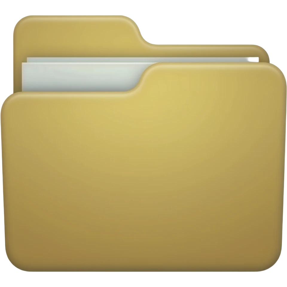 create me high quality folder image, now different one emoji
