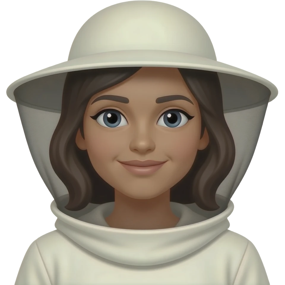 beekeeper woman emoji