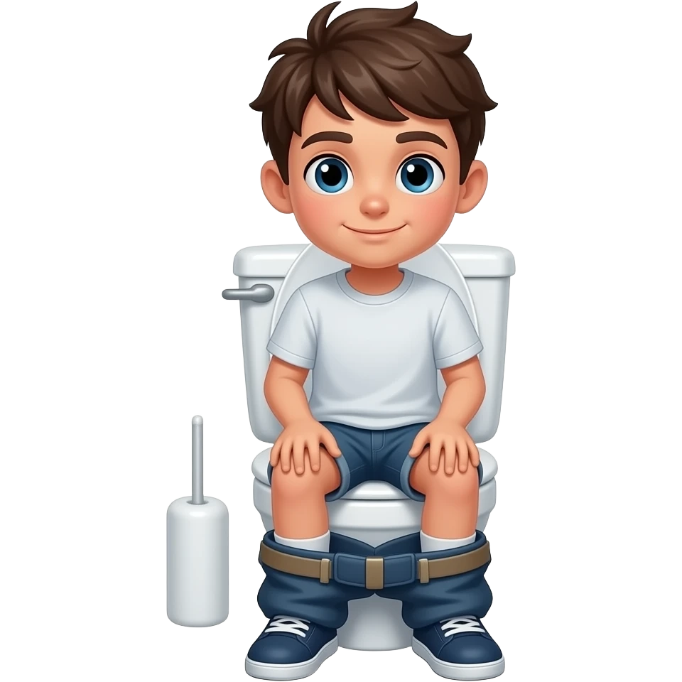 make me a emoji of a man on a toilet 11 yrs old cool hair emoji