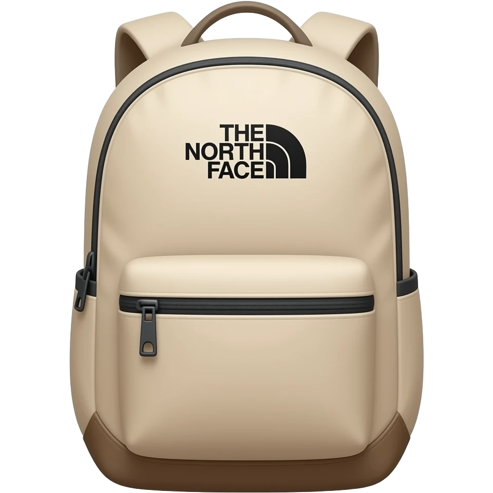 beige the north face backpack emoji