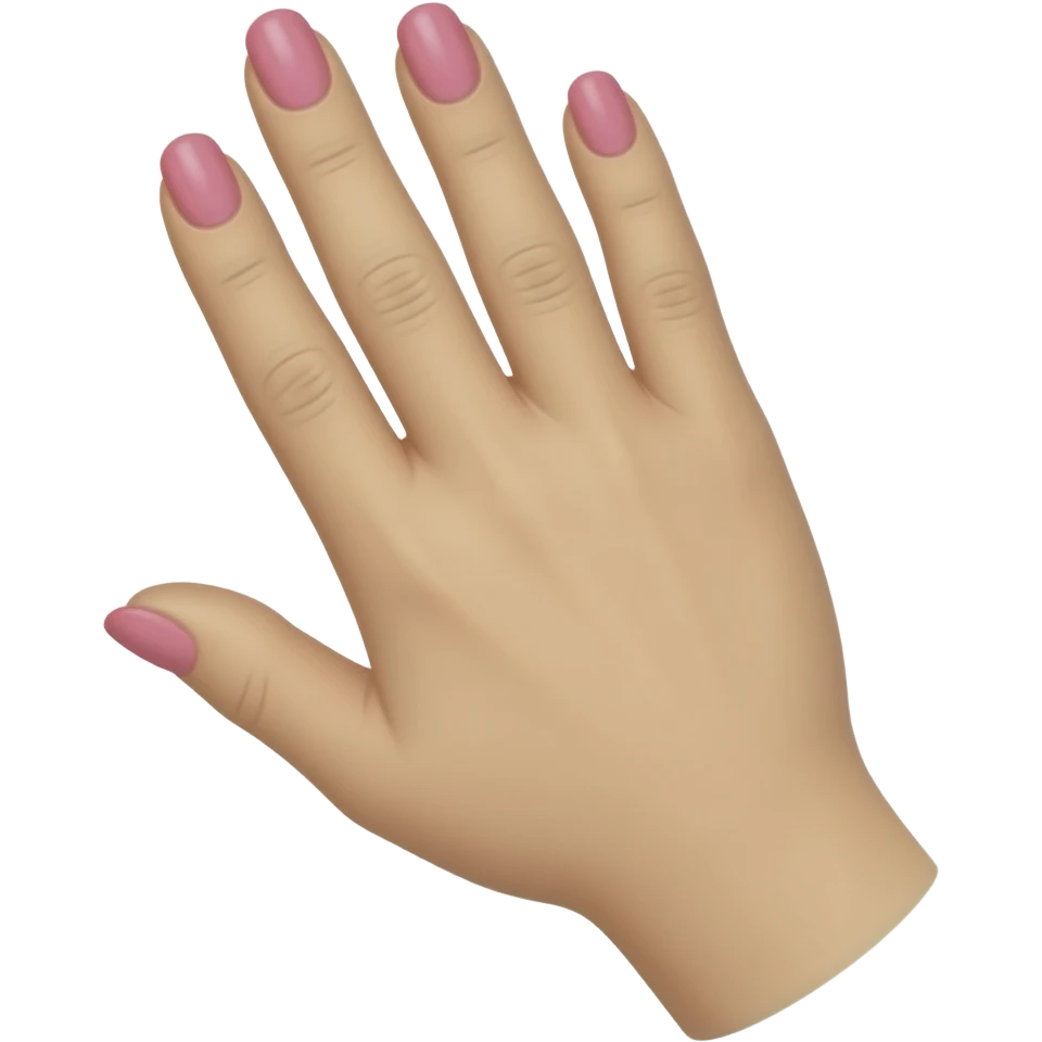 Pink nails emoji