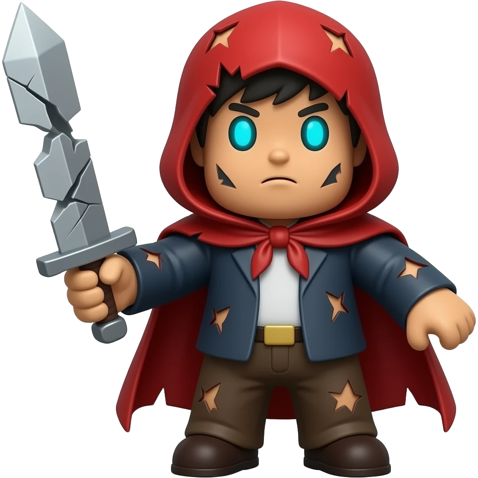 Roblox character Roblox doomsday style on RobloxPocoyo doomsday saying do you are have stupid? emoji