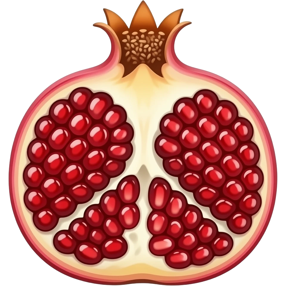 Granada fruta emoji