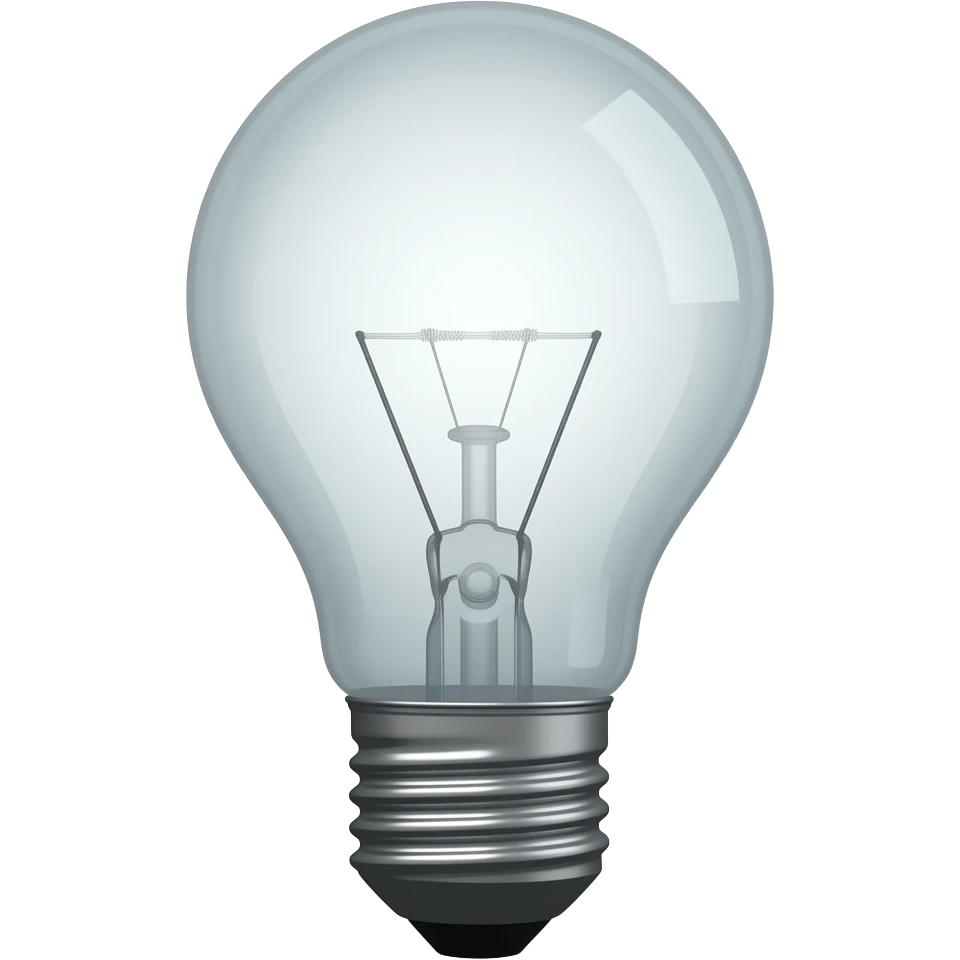 bulb light emoji