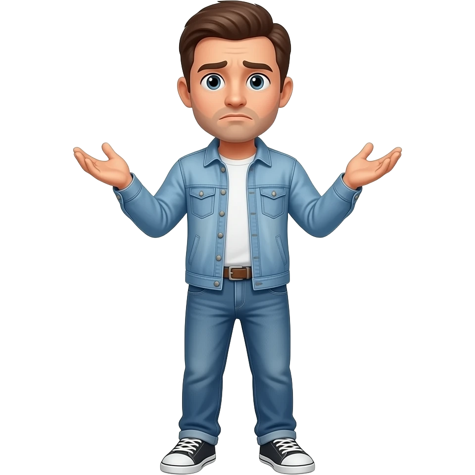 Make emoji with a I don’t care gesture emoji