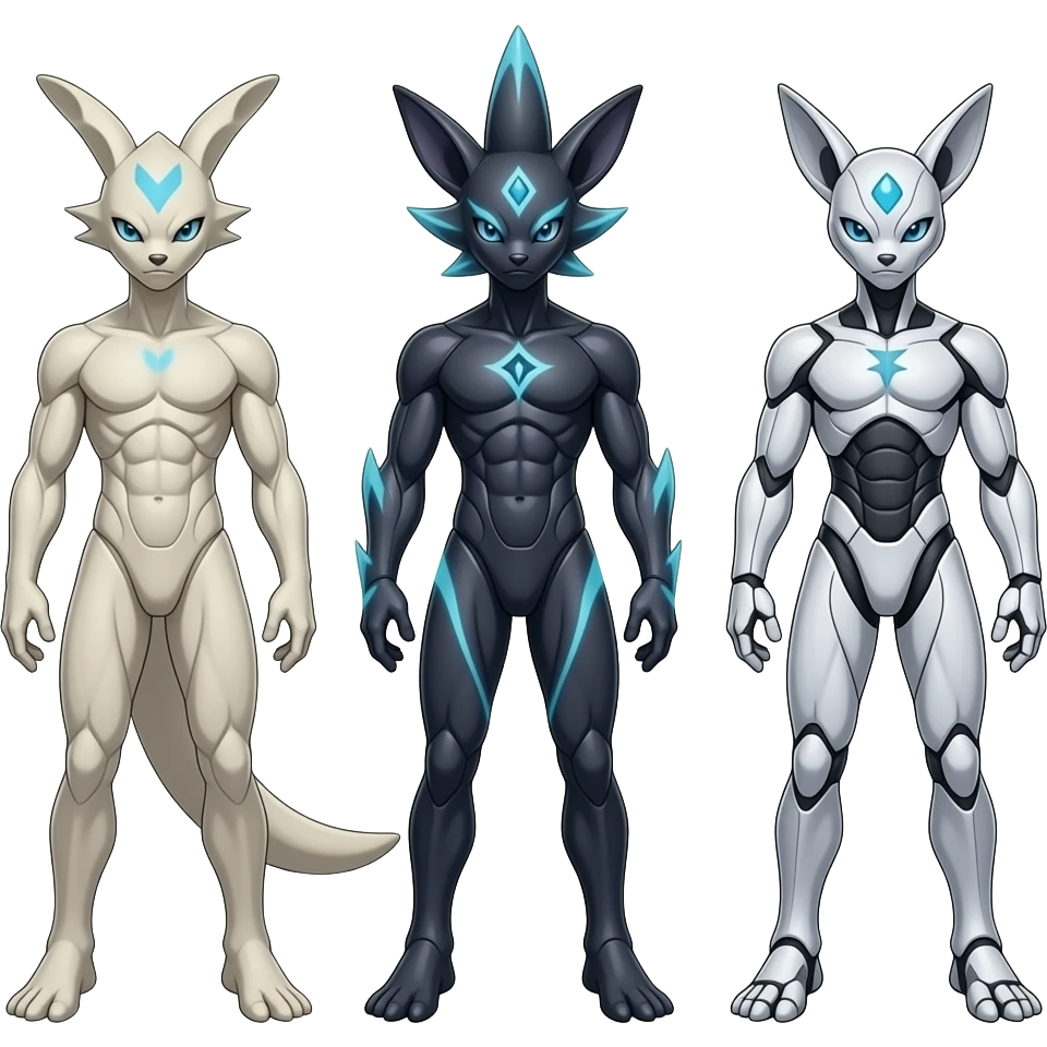 Latios-Dialga-Kyurem-Darkrai-Genesect-Exveemon-animal-hybrid emoji