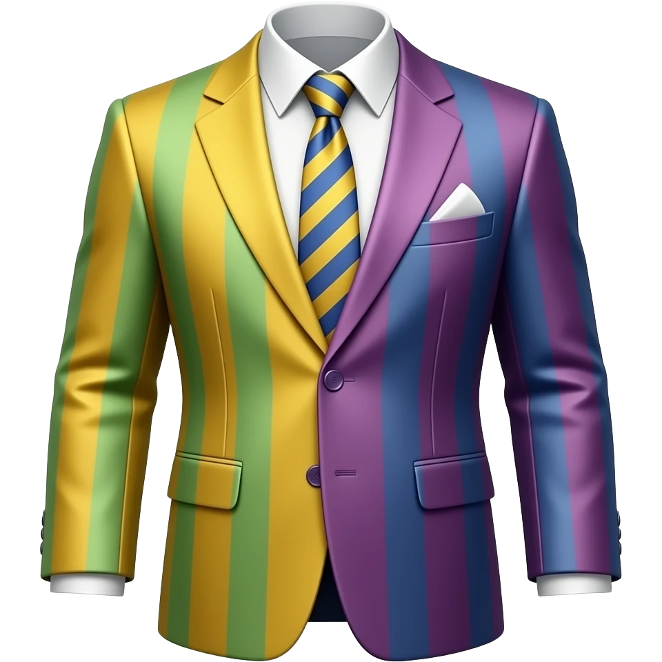 suit colorful emoji