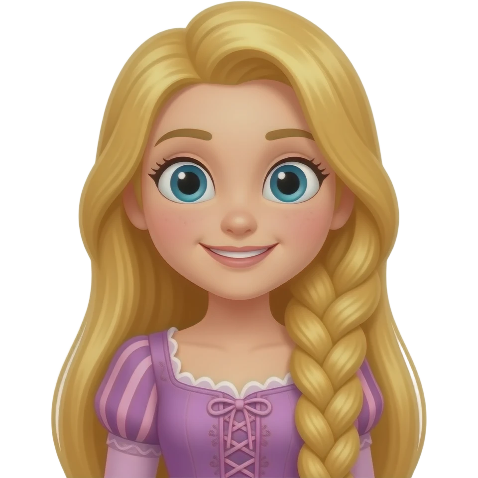 Rapunzel emoji