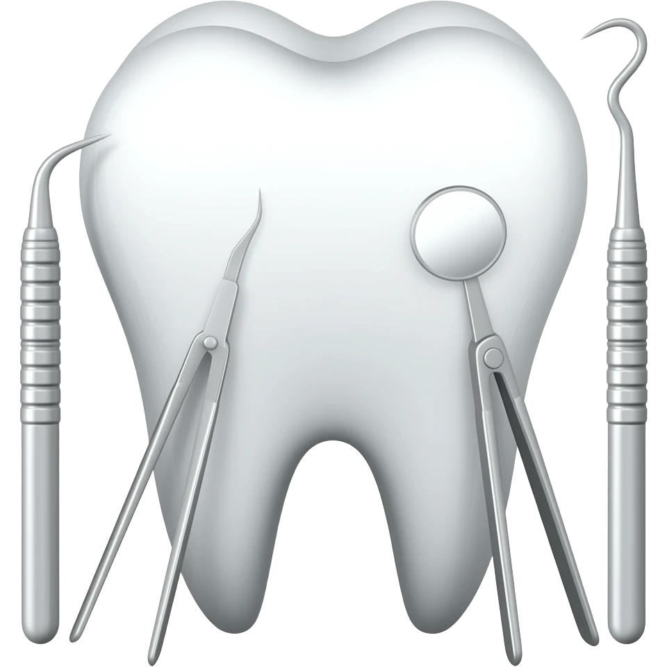 Teeth with few tools emoji