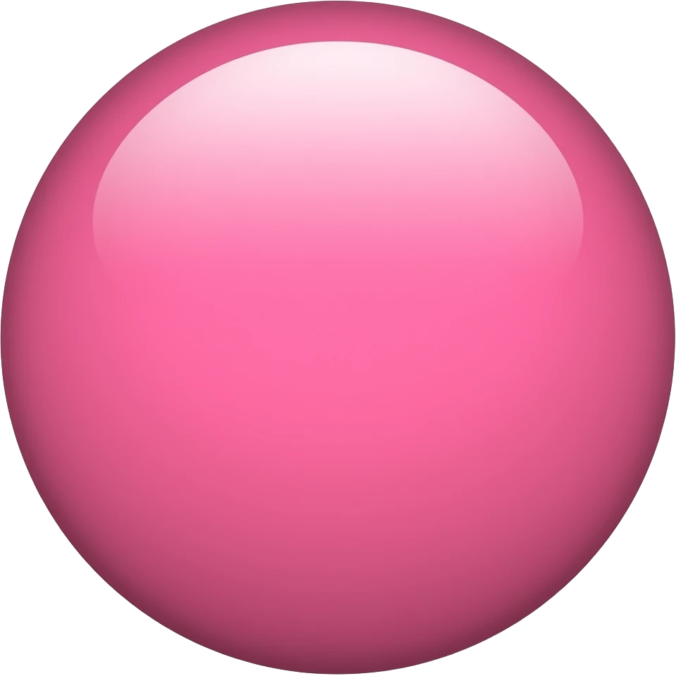 Circulo rosa emoji