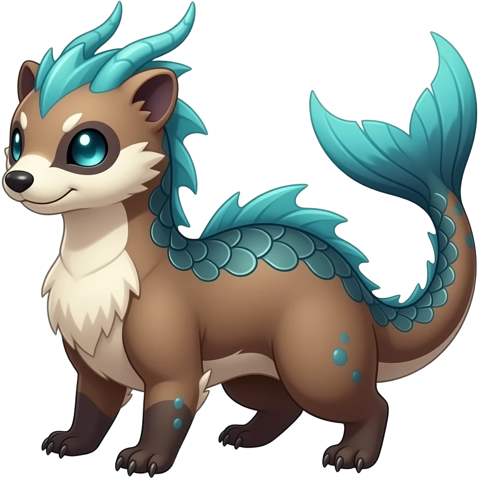 Salandit-Salamence-Furret-Milotic-Exveemon-hybrid emoji