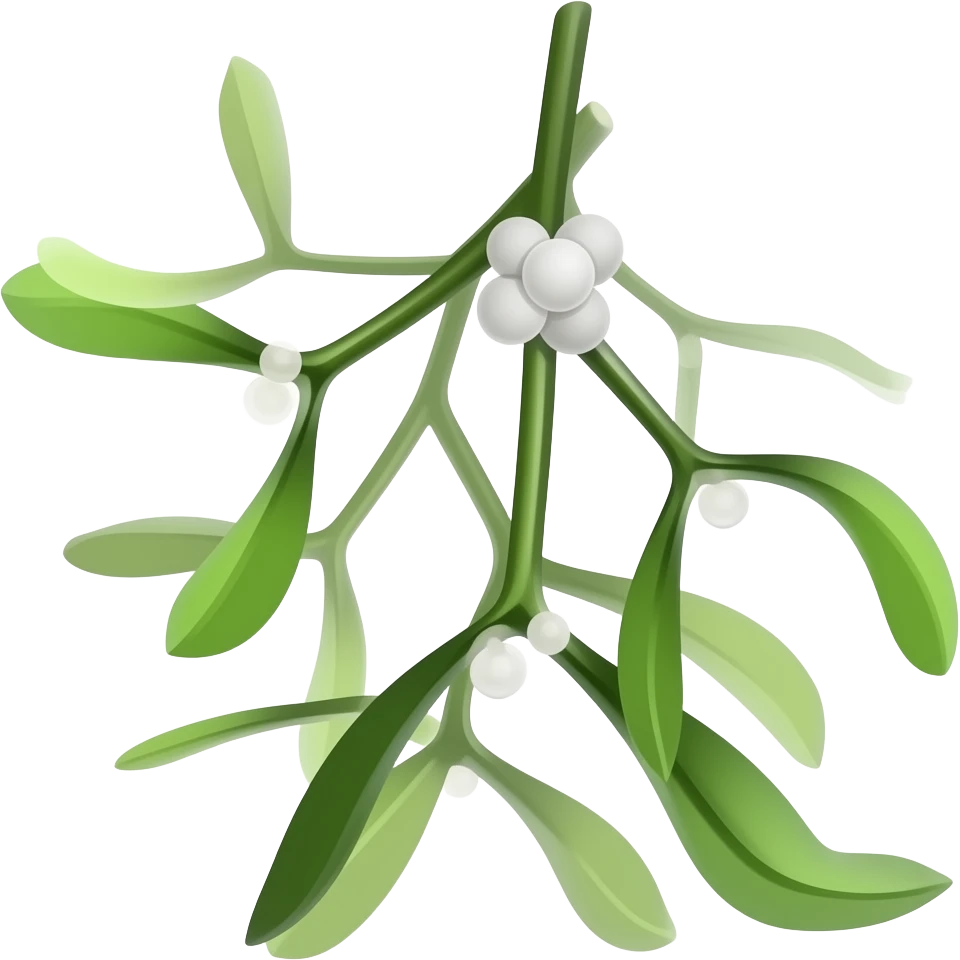 Mistletoe emoji