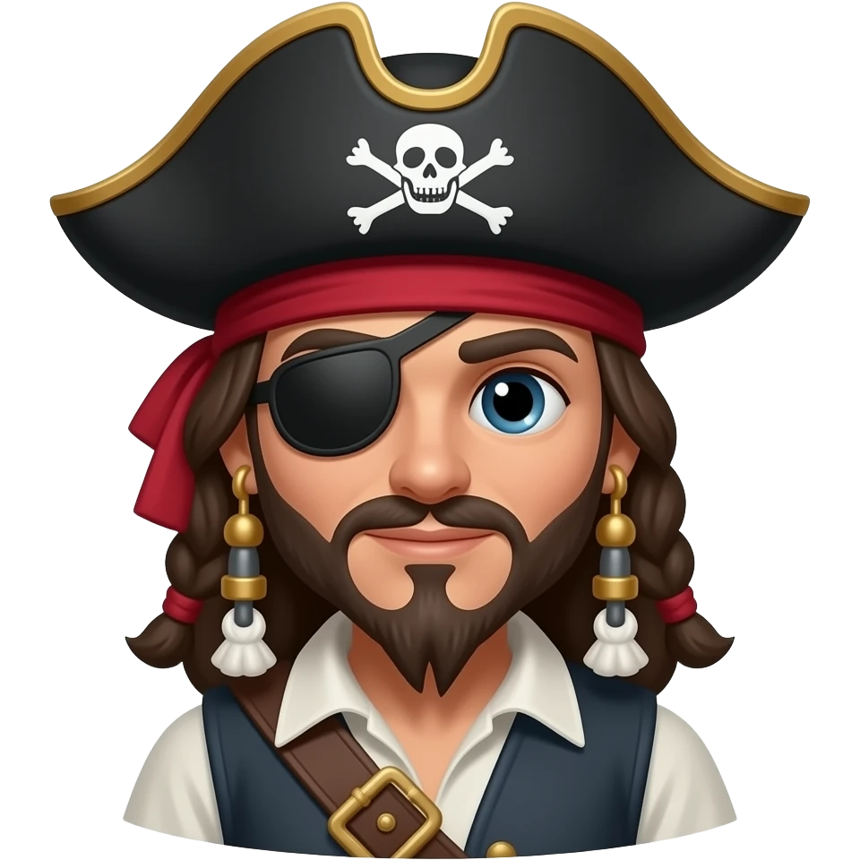 Pegleg pirate emoji