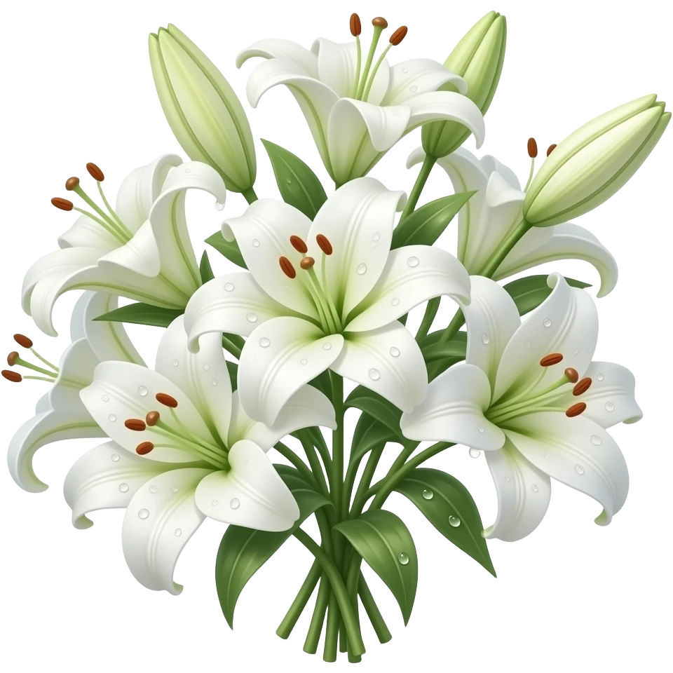 Flowers lily emoji