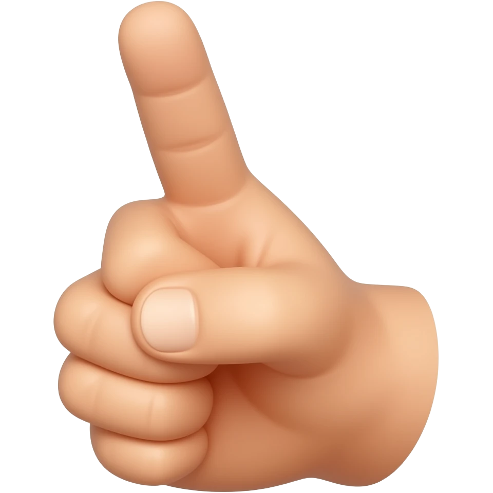 Flip off emoji