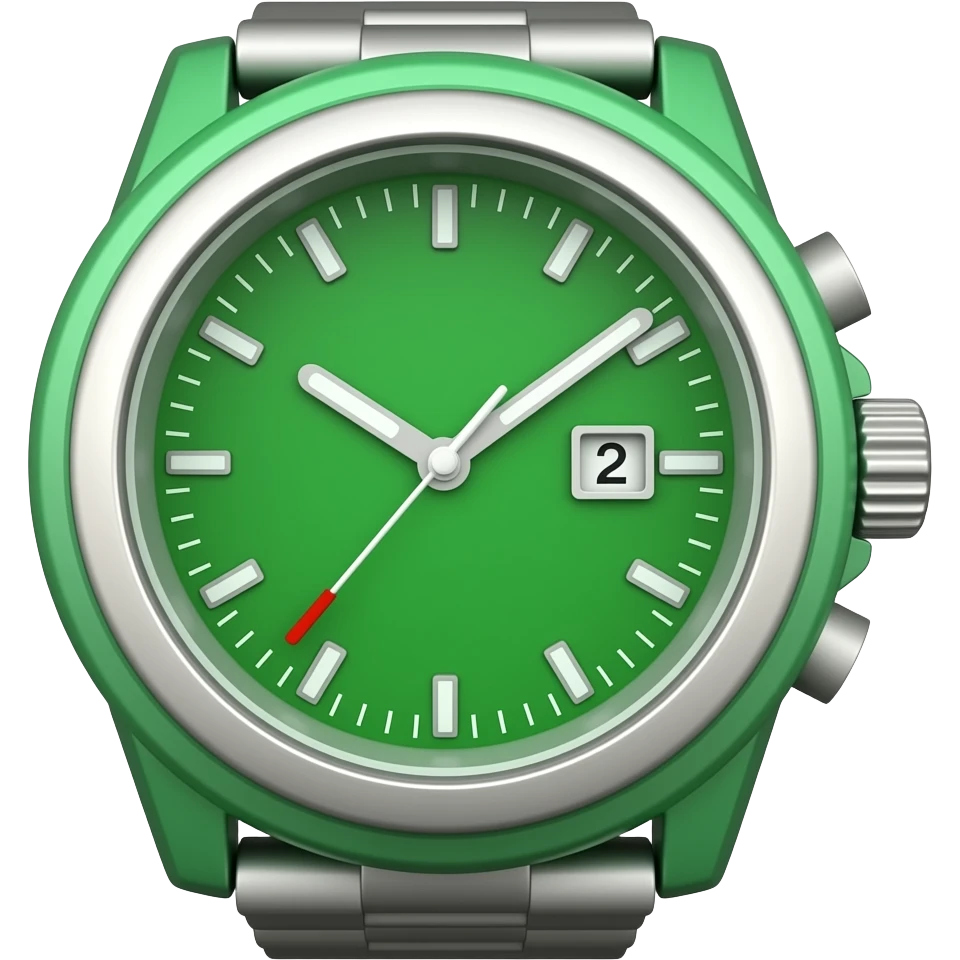 RELOJ VERDE emoji