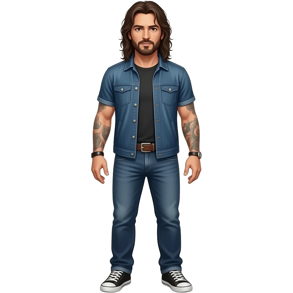 John Davis of Korn (fullbody) emoji