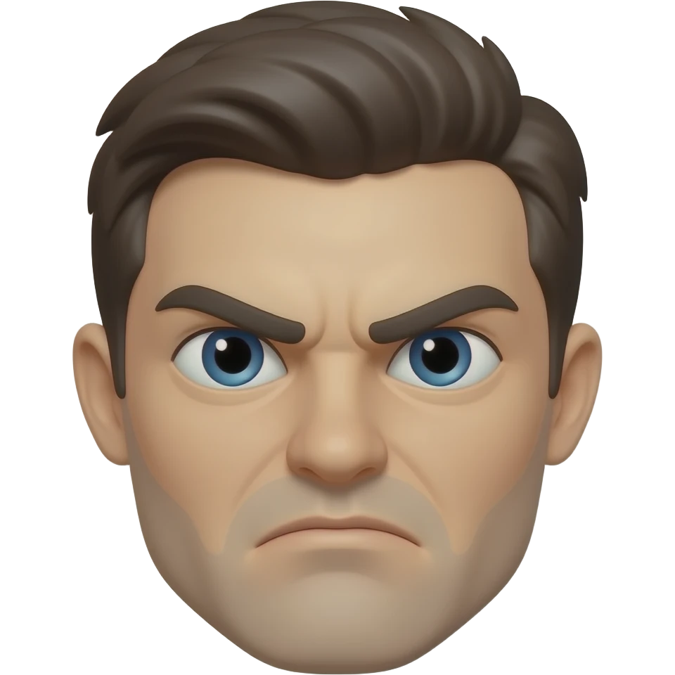 emoji scowling standard yellow generic emoji