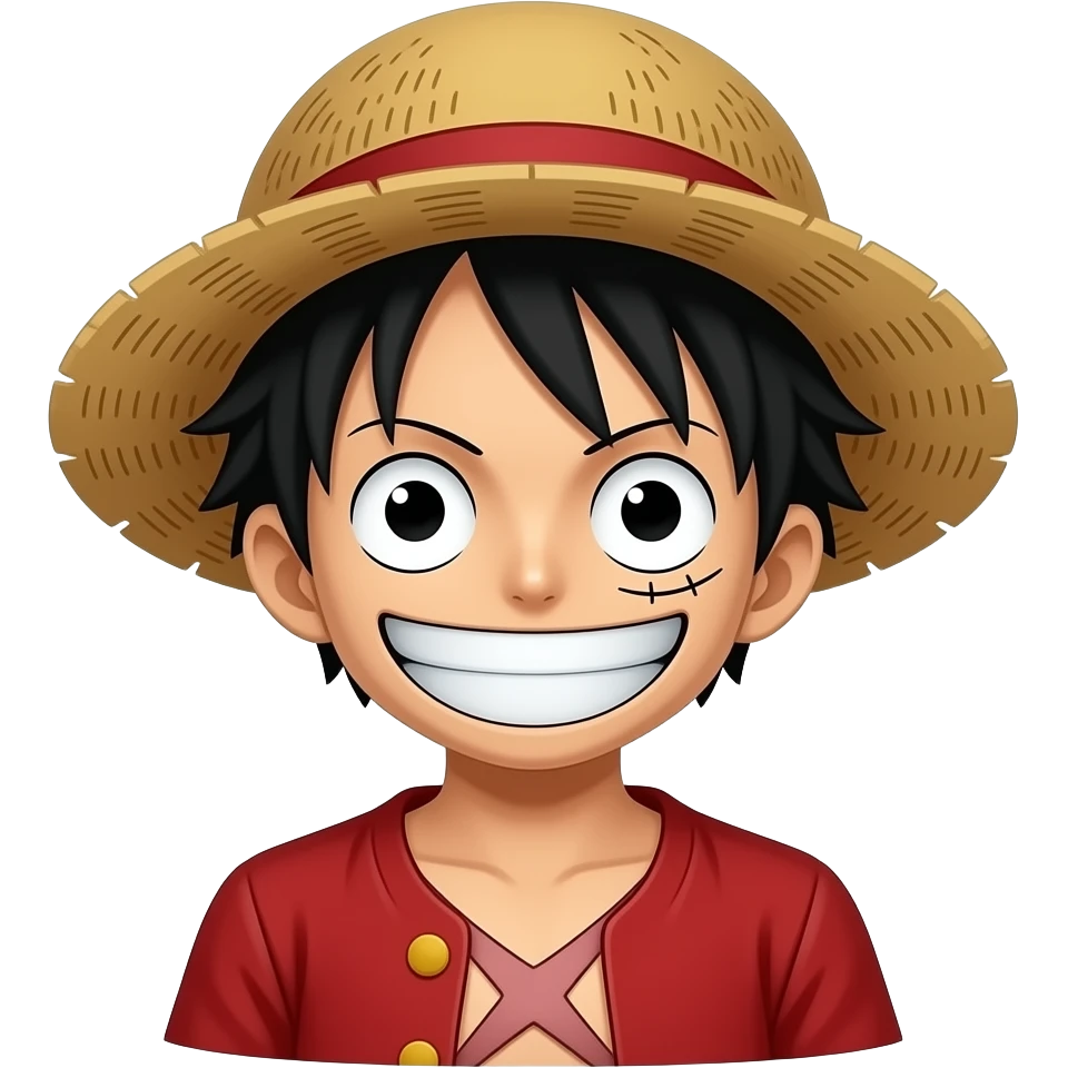 Monkey d luffy emoji