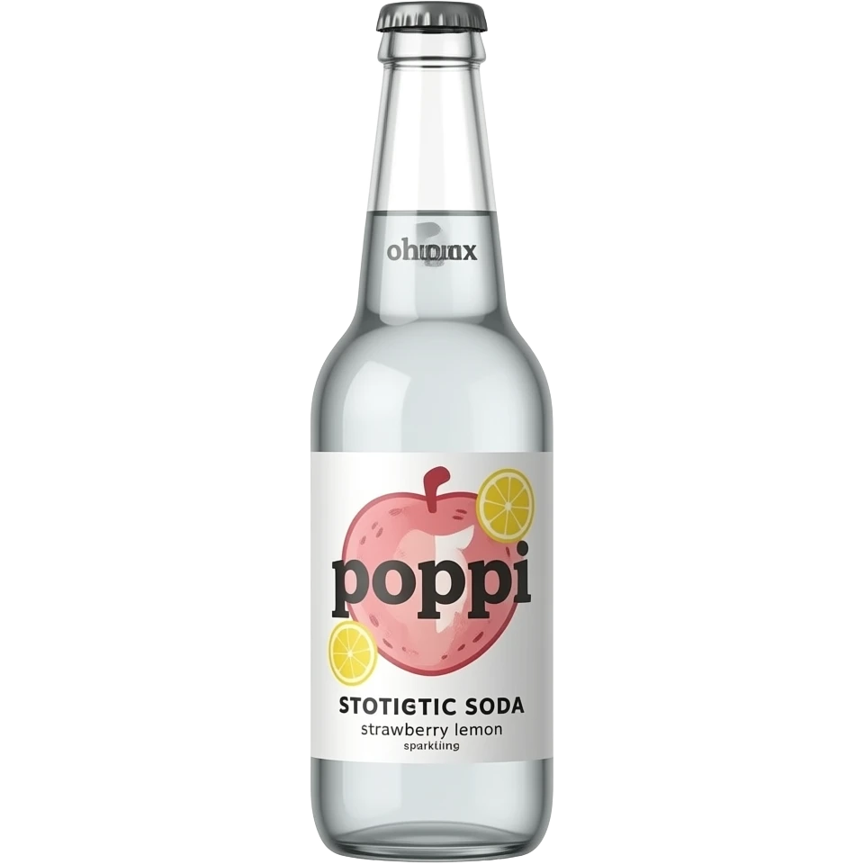 poppi probiotic soda strawberry lemon emoji