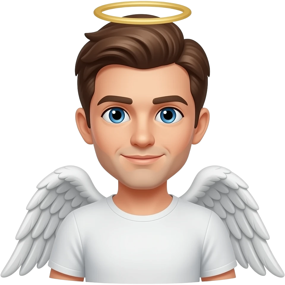 Angel man emoji