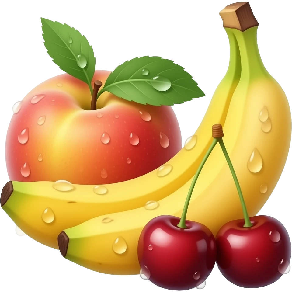 🍌🍑🍒💦💦 emoji