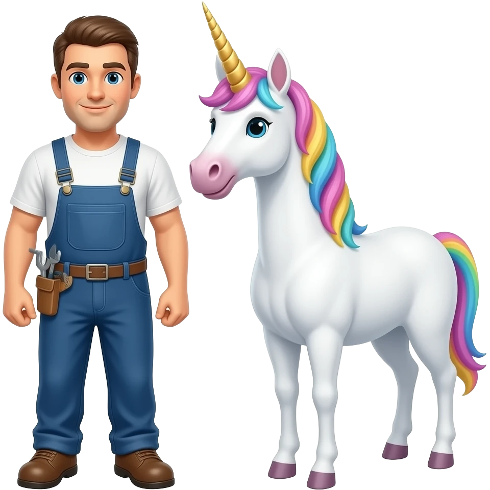 👨🏻‍🏭🦄 emoji