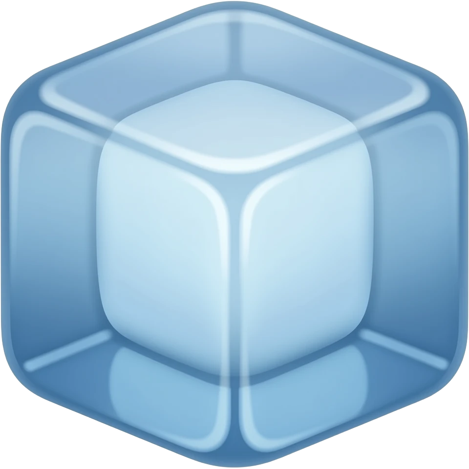 Ice cube emoji