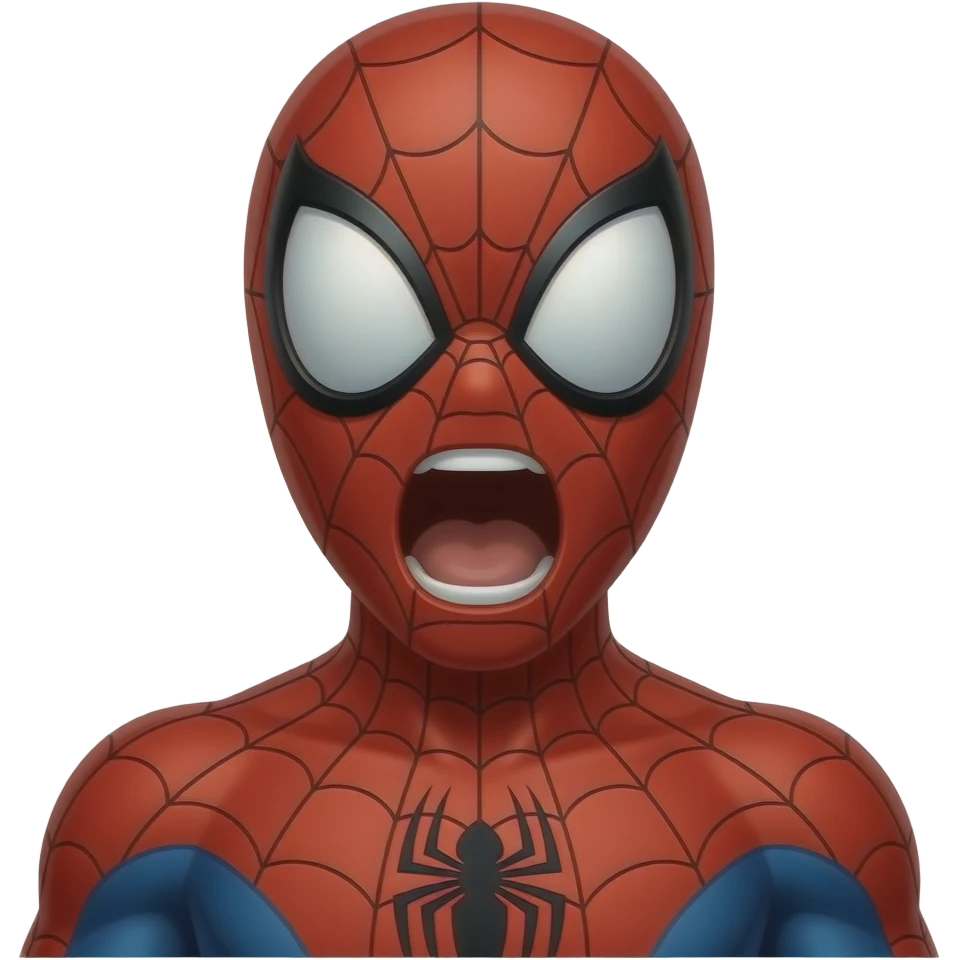 örümcek adam ağ atıyor emoji