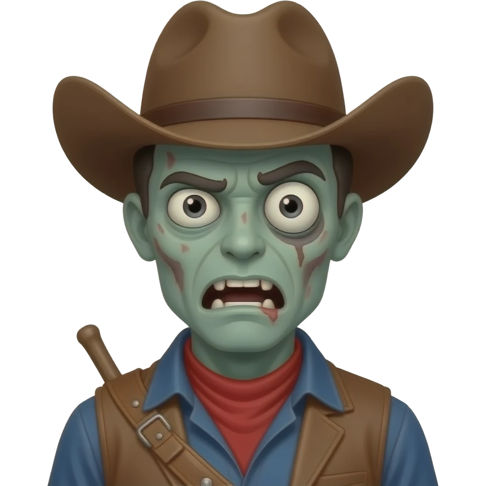 cowboy zombie emoji