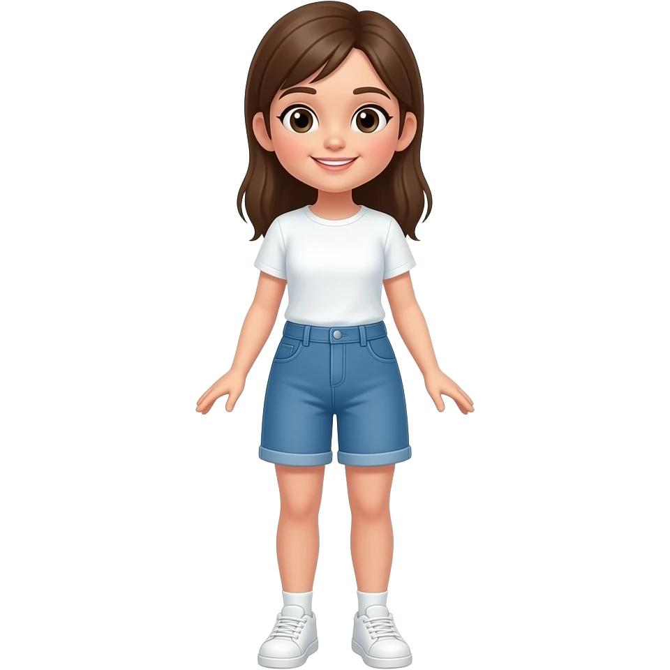 Full body girl emoji