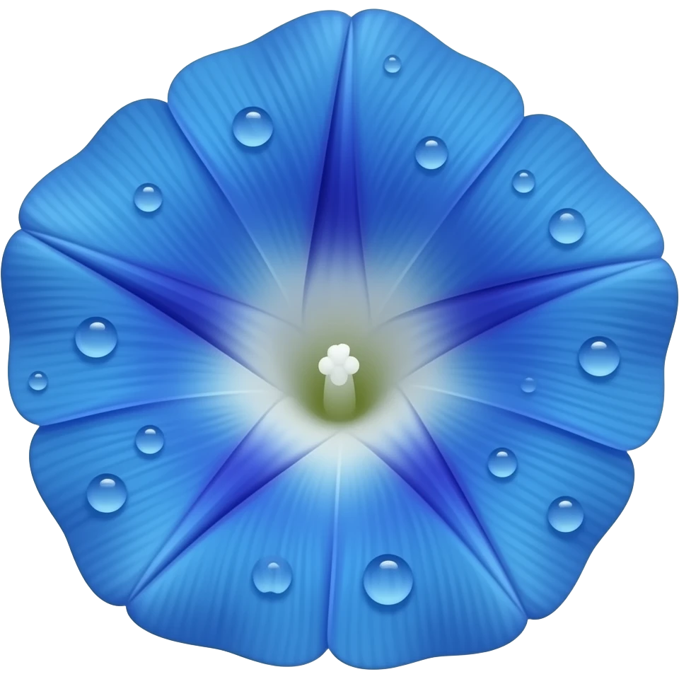 Нарисуй реалистичный цветок ипомеи (Ipomoea) emoji