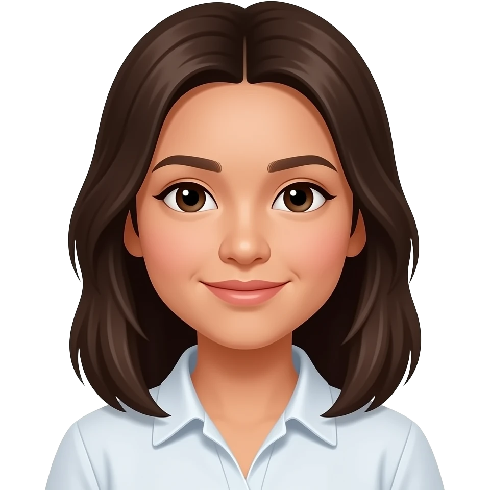Filipino girl 25 years old  dark brown hair emoji