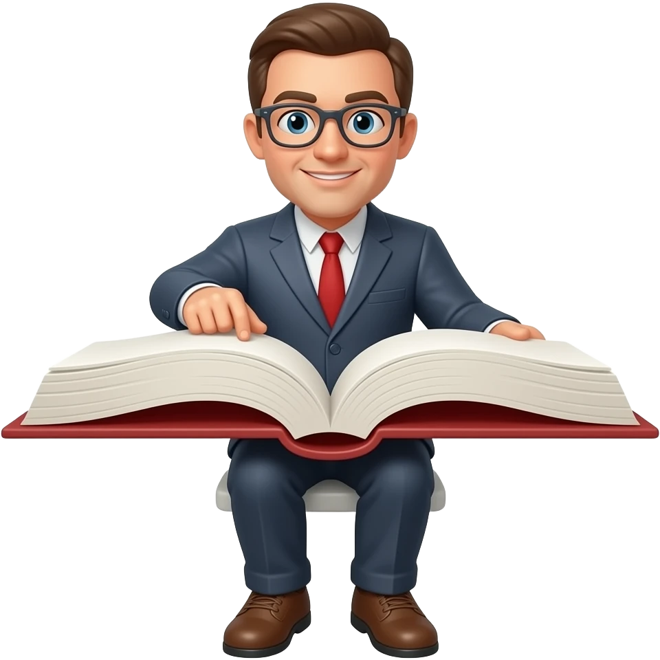 I open a thick book emoji
