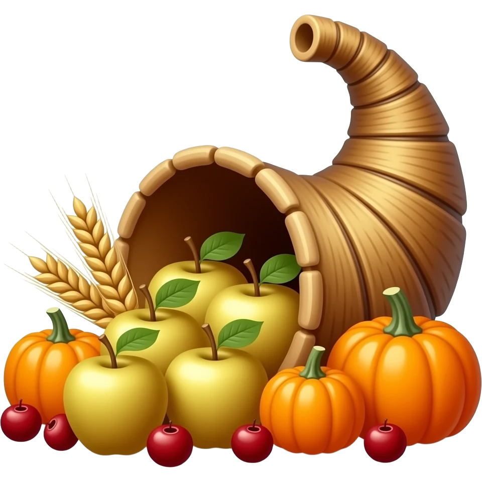 thanksgiving cornucopia emoji