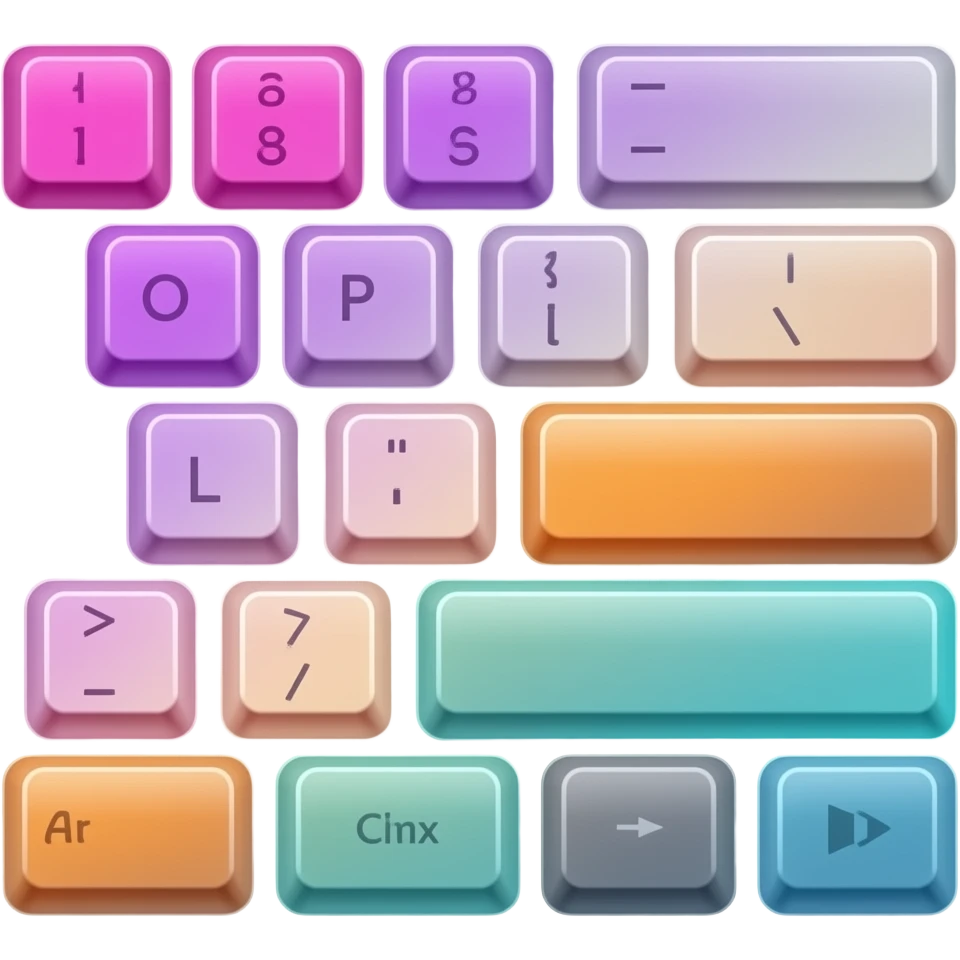 Aesthetic emoji keyboard colours emoji