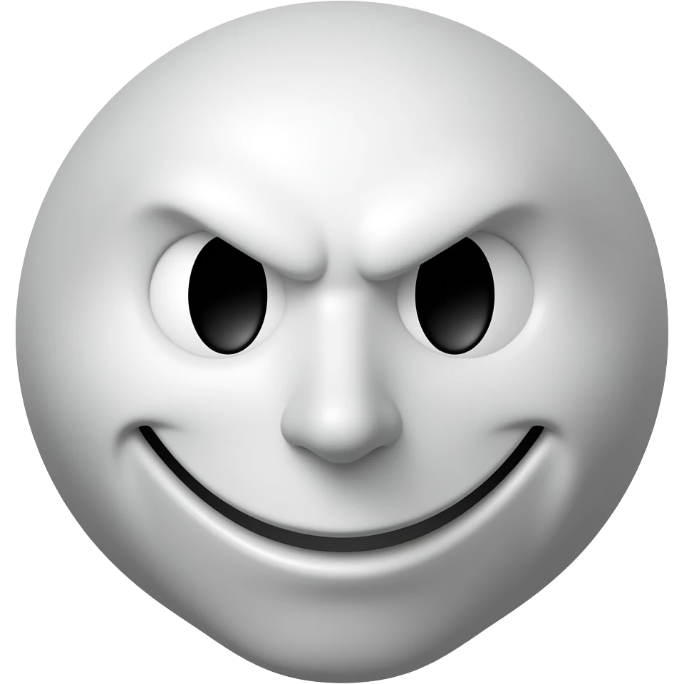evil smile face emoji