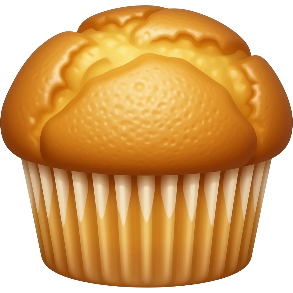 cream cheese muffin emoji