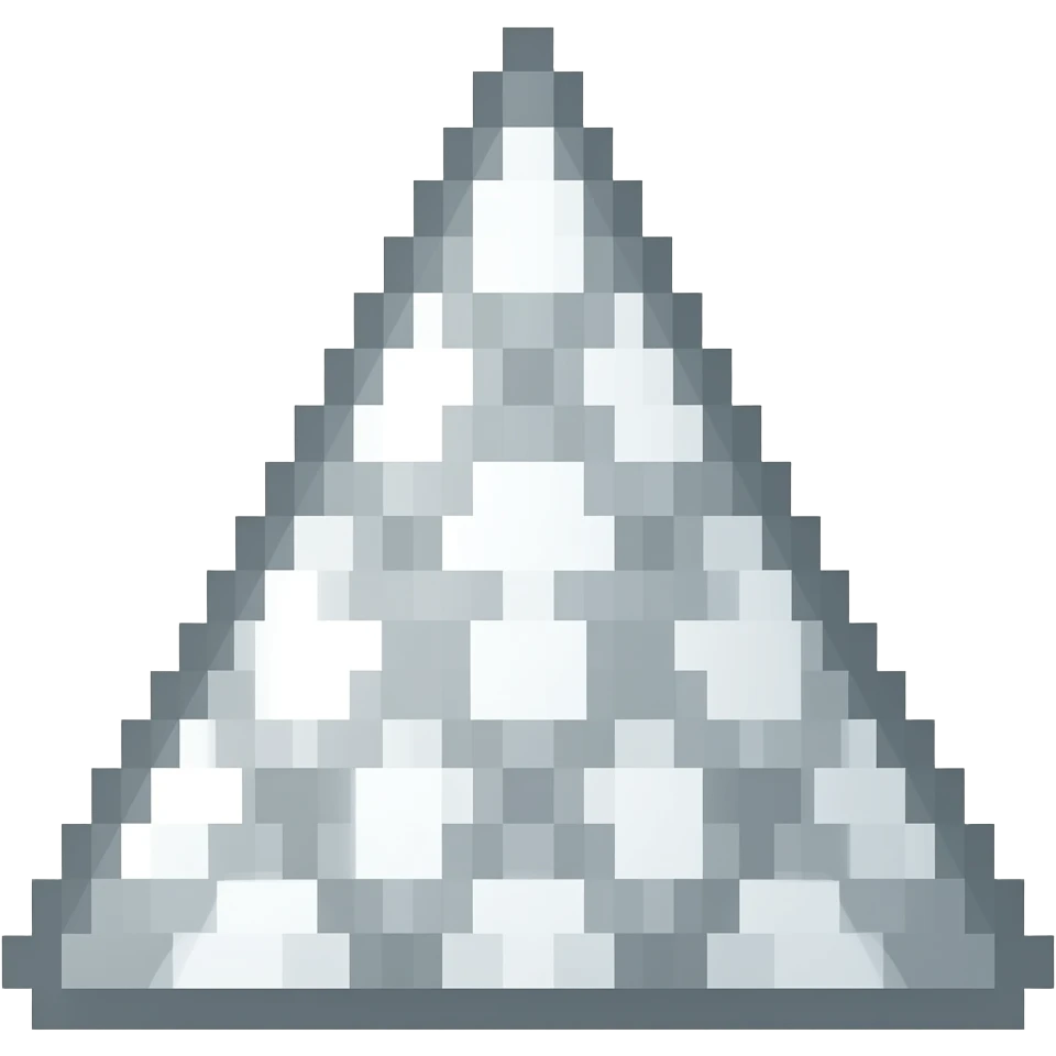 triangle pixel emoji