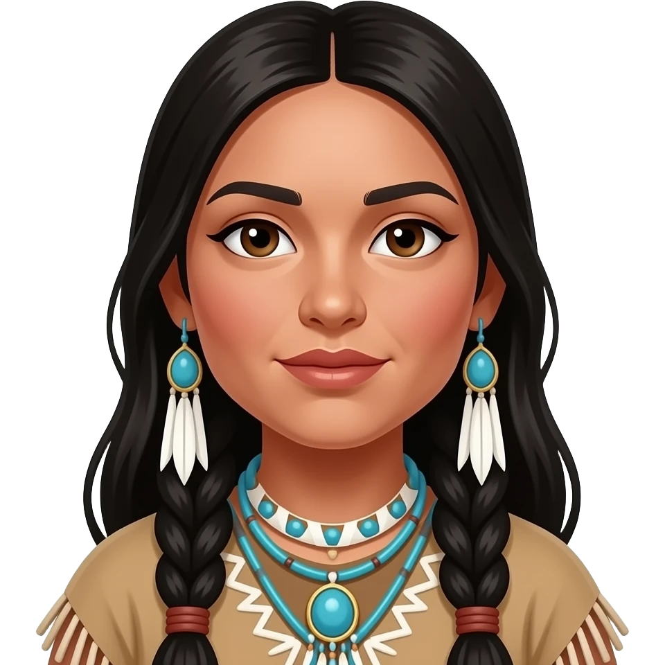 Native American female emoji